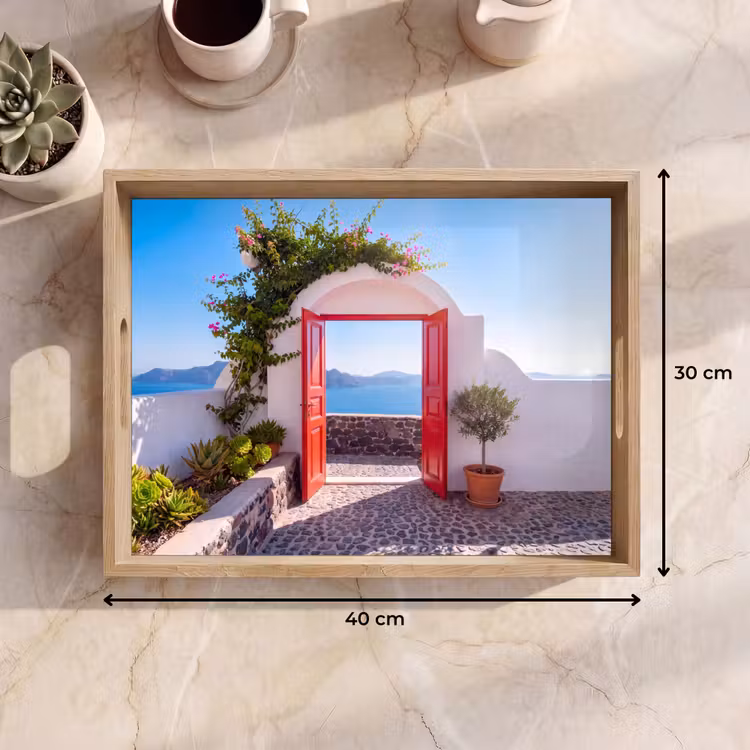 Tablett - Tür – Meer – Natur — 9
