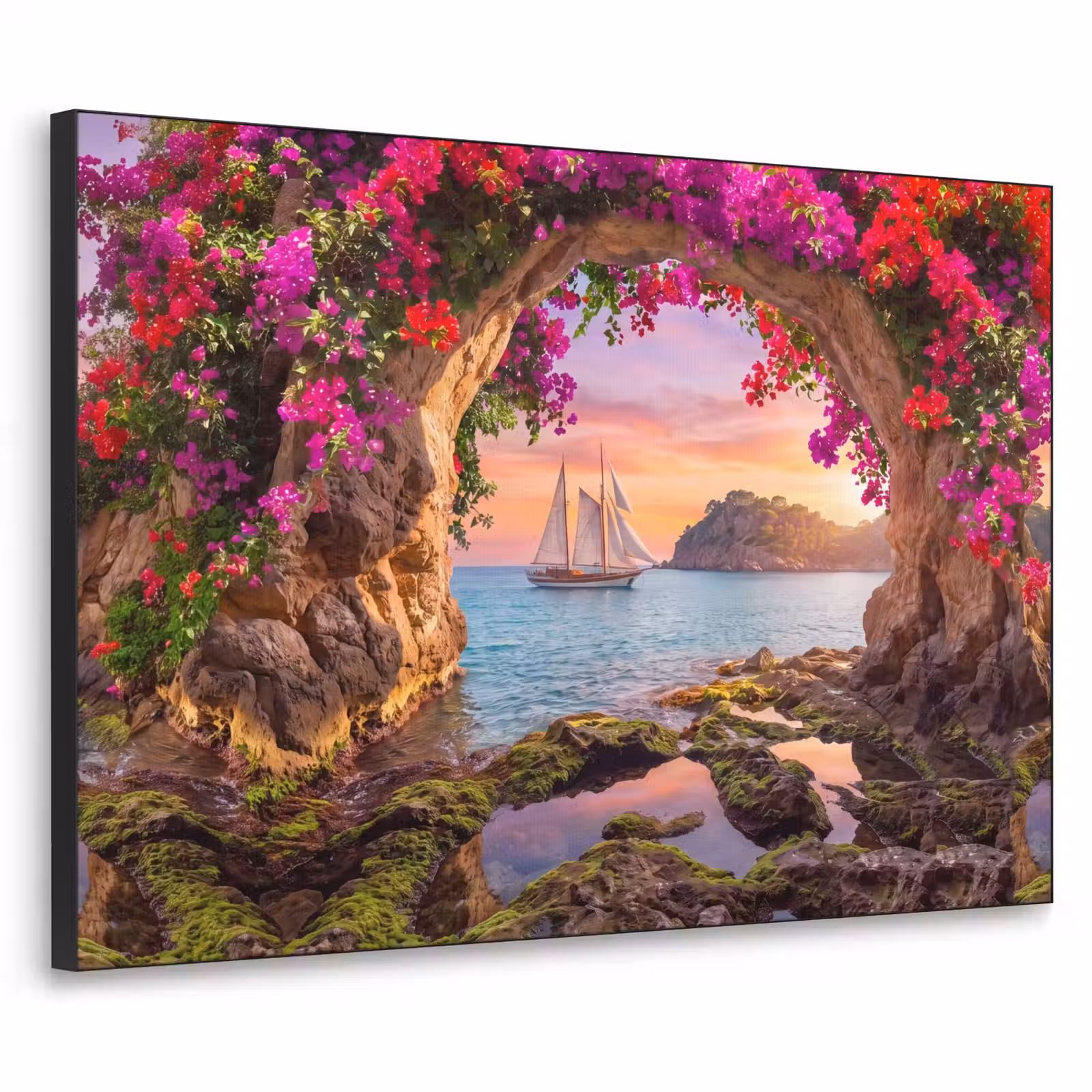 Art Frame - Segelboot – Küste – Natur — 1