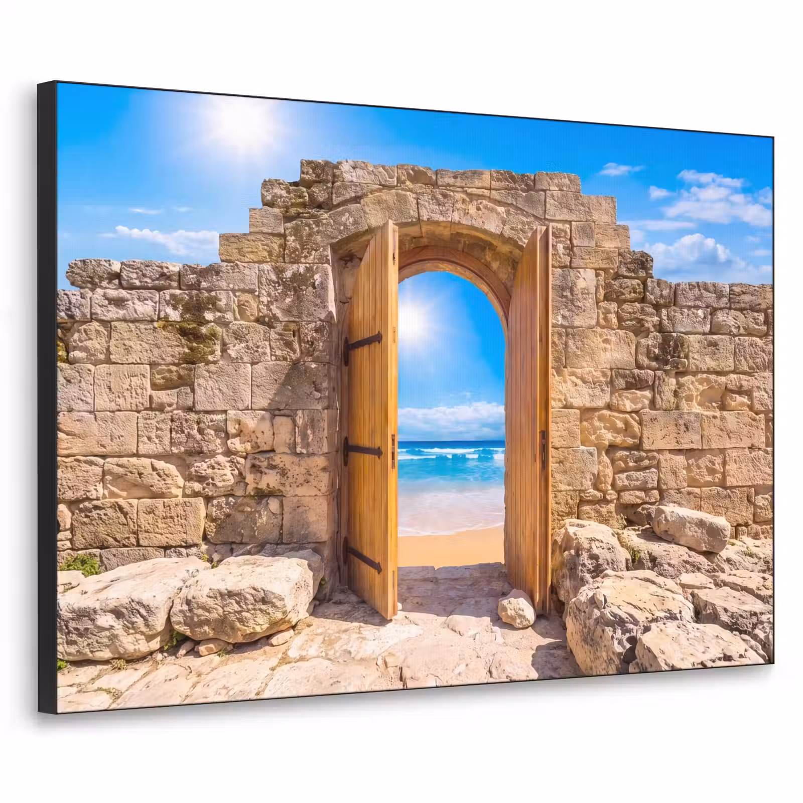 Art Frame - Tür – Strand – Meer — 1