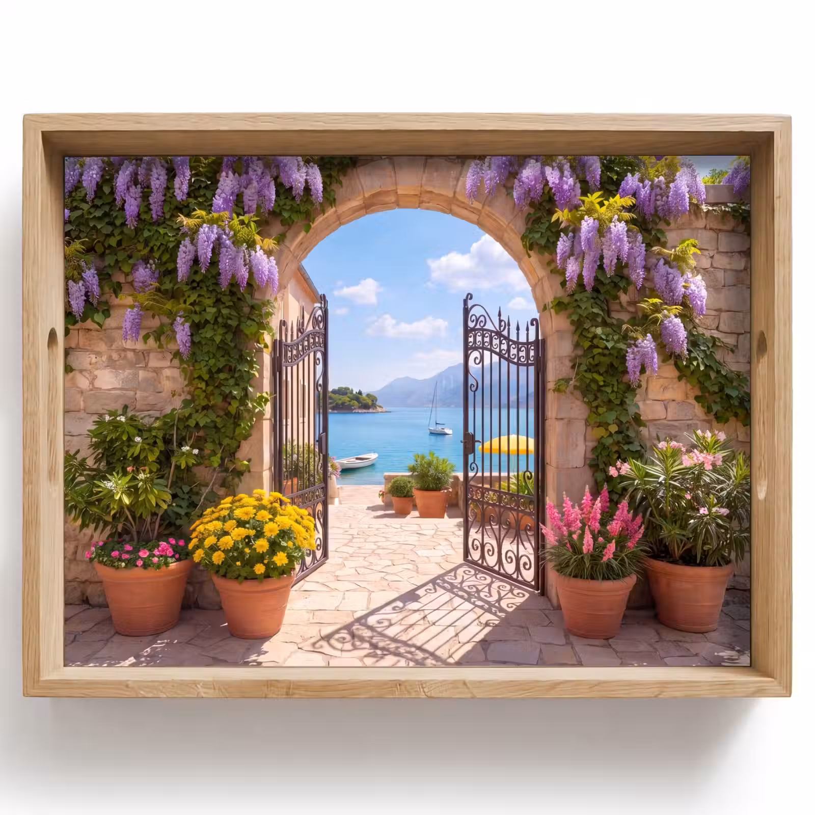 Tablett - Tor – Meer – Aussicht — 1