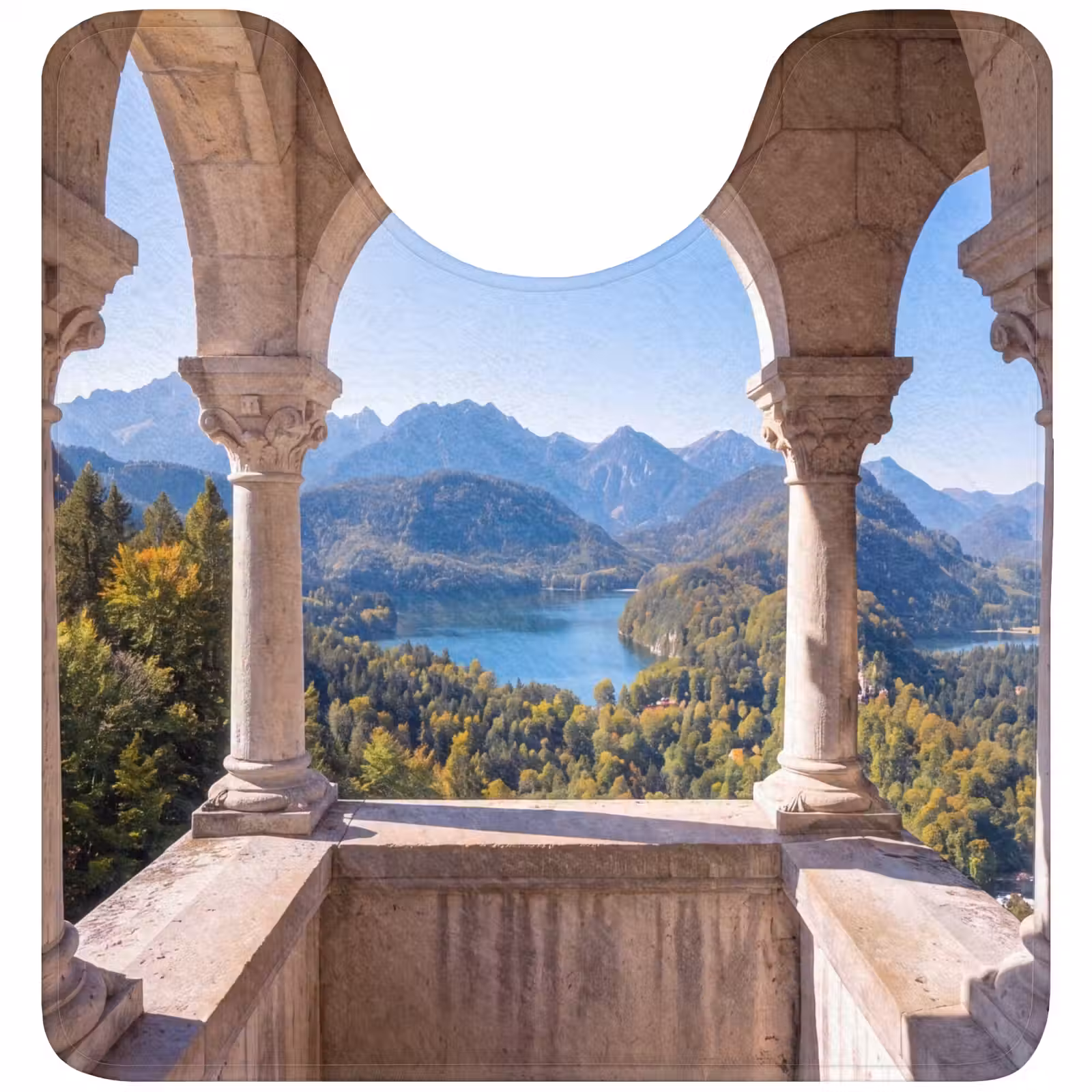 WC Vorleger - Bogen – Aussicht – Landschaft — 1