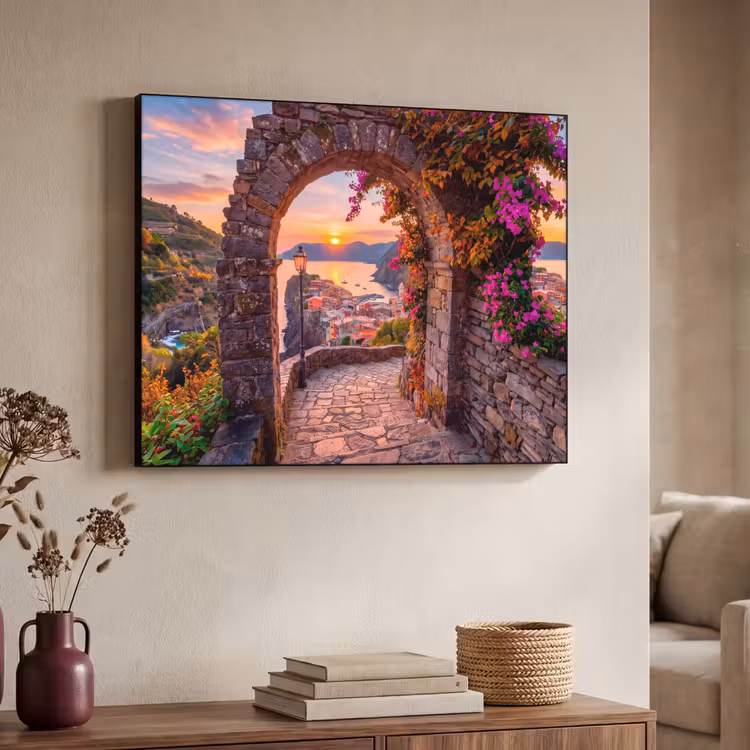 Art Frame - Bogen – Küste – Sonnenuntergang — 3