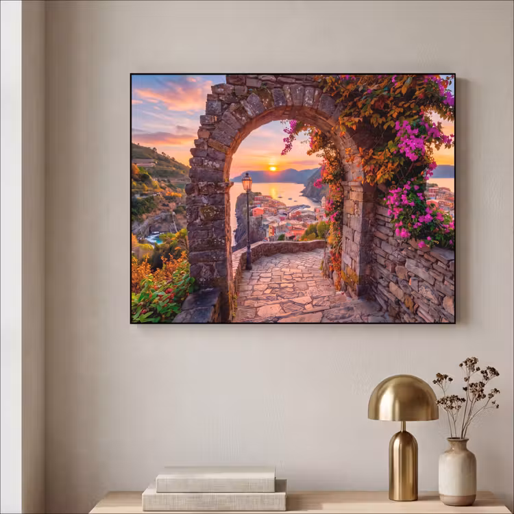 Art Frame - Bogen – Küste – Sonnenuntergang — 4