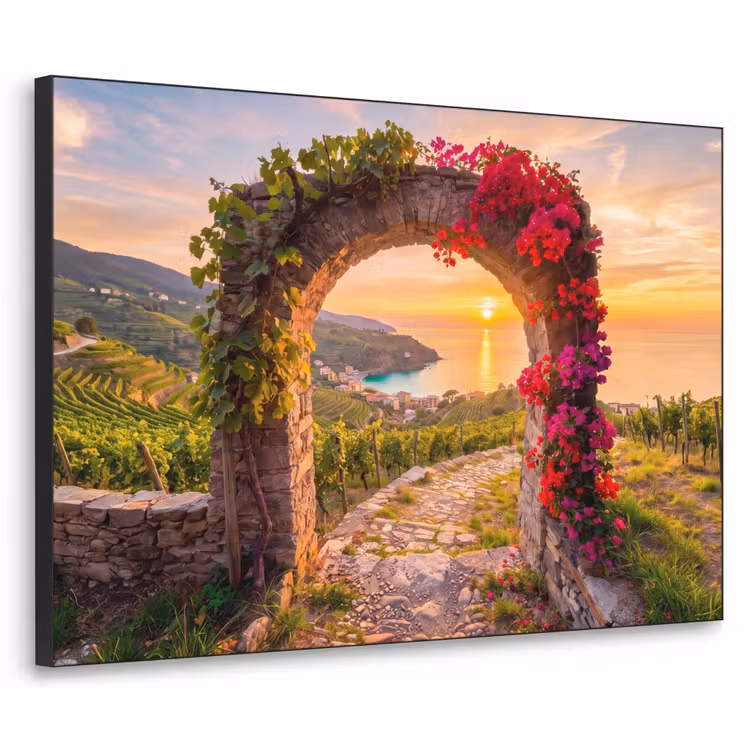 Art Frame - Bogen – Sonnenuntergang – Küste — 1