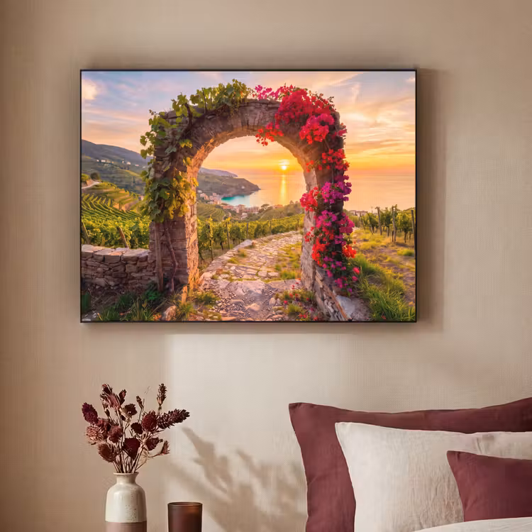 Art Frame - Bogen – Sonnenuntergang – Küste — 2