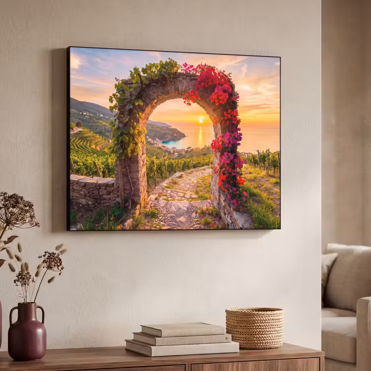Art Frame - Bogen – Sonnenuntergang – Küste — 3