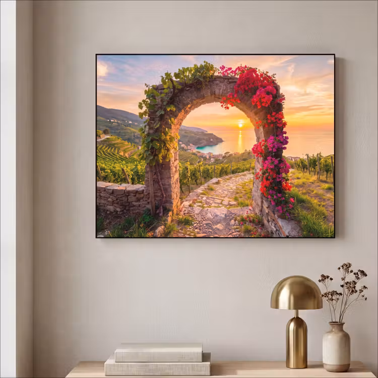 Art Frame - Bogen – Sonnenuntergang – Küste — 4