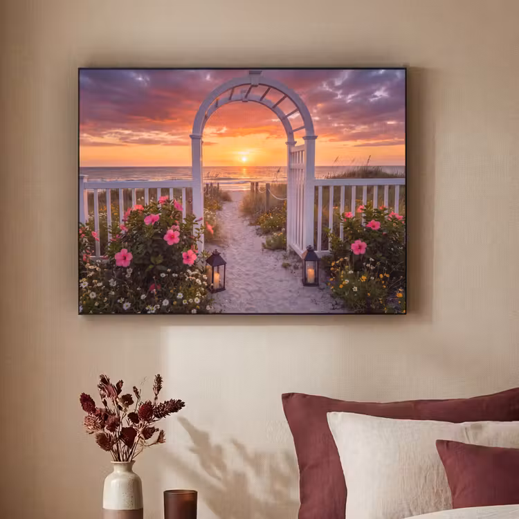 Art Frame - Meer – Frosch – Blumen — 2