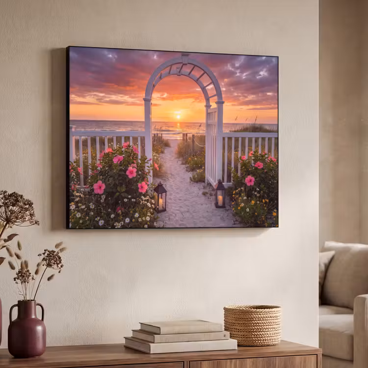Art Frame - Meer – Frosch – Blumen — 3