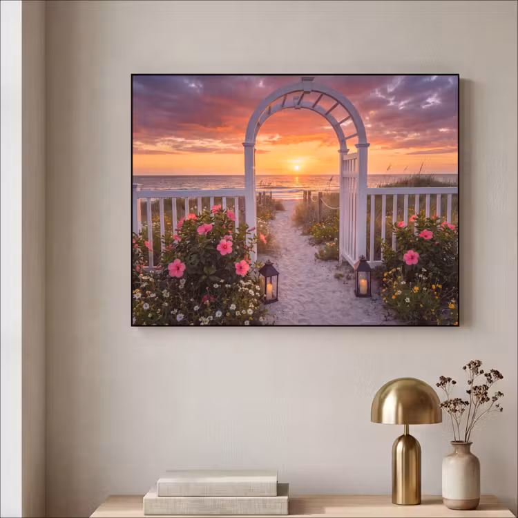 Art Frame - Meer – Frosch – Blumen — 4
