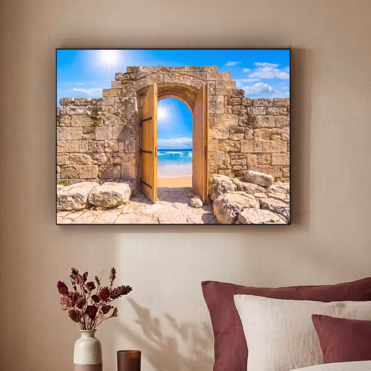 Art Frame - Tür – Strand – Meer — 2