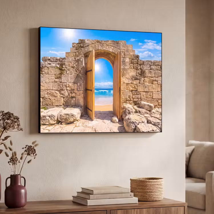 Art Frame - Tür – Strand – Meer — 3