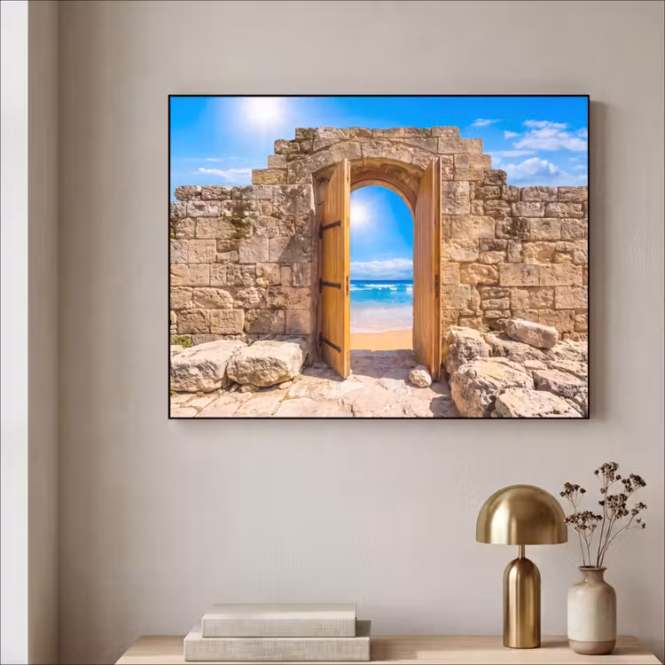 Art Frame - Tür – Strand – Meer — 4