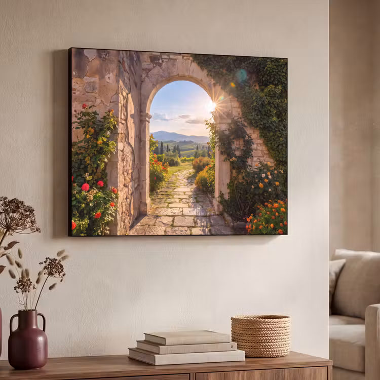 Art Frame - Weg – Garten – Sonnig — 3