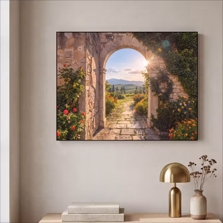 Art Frame - Weg – Garten – Sonnig — 4