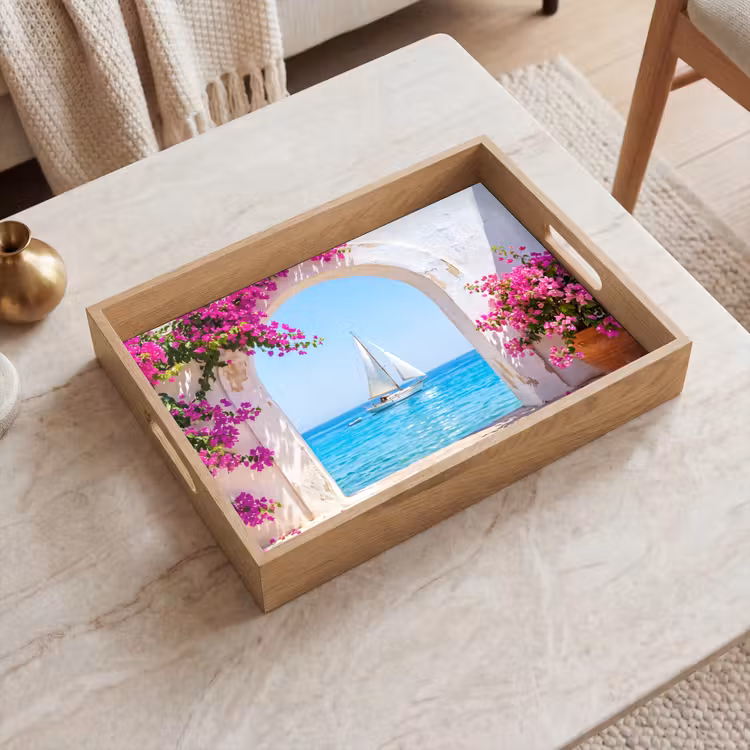 Tablett - Blumen – Meer – Sommer — 2