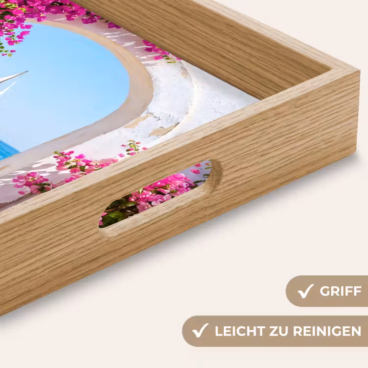Tablett - Blumen – Meer – Sommer — 5