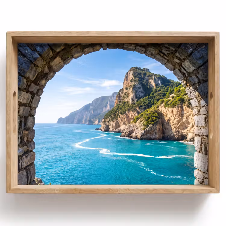 Tablett - Bogen – Meer – Natur — 1
