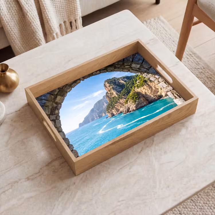 Tablett - Bogen – Meer – Natur — 2