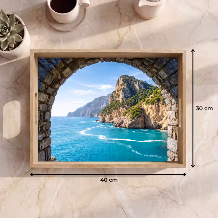 Tablett - Bogen – Meer – Natur — 9
