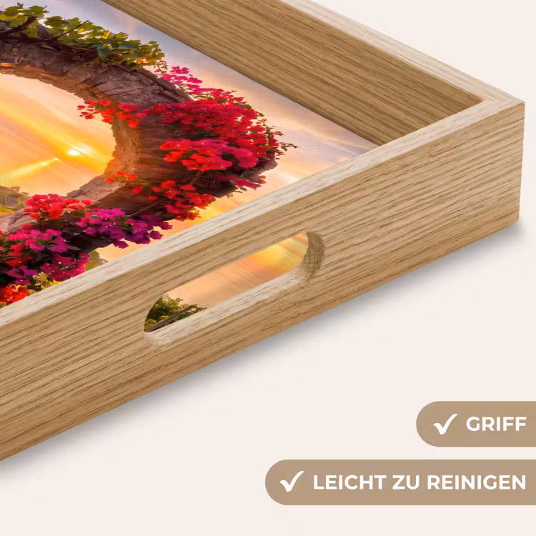 Tablett - Bogen – Sonnenuntergang – Küste — 5