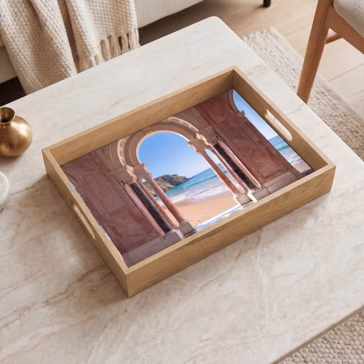Tablett - Bogen – Strand – Meer — 2
