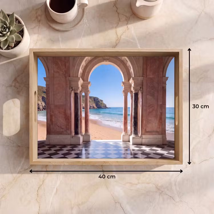 Tablett - Bogen – Strand – Meer — 9