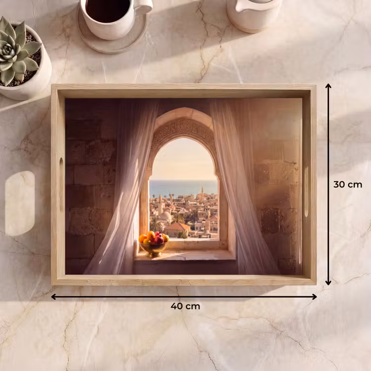 Tablett - Fenster – Stadt – Meer — 9