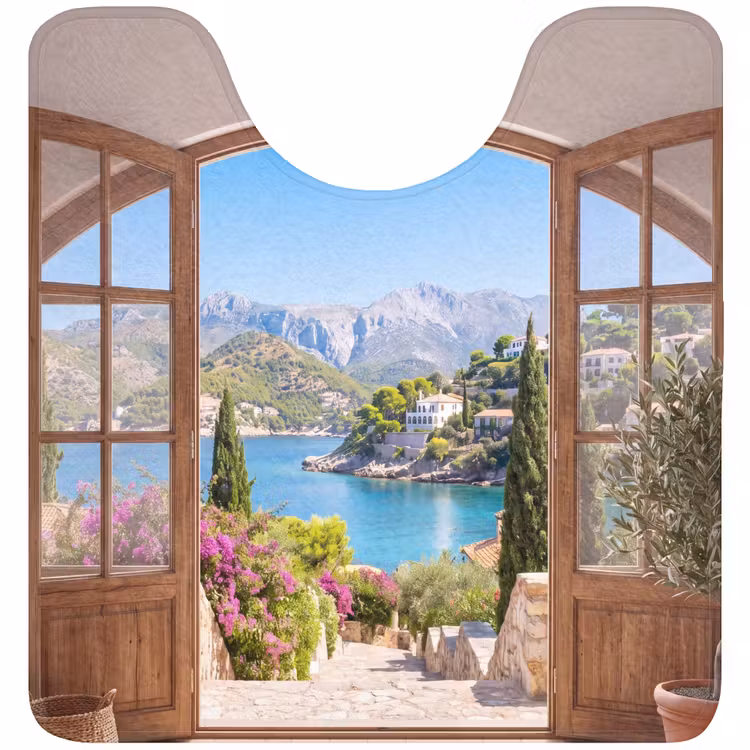 WC Vorleger - Aussicht – Bucht – Natur — 1