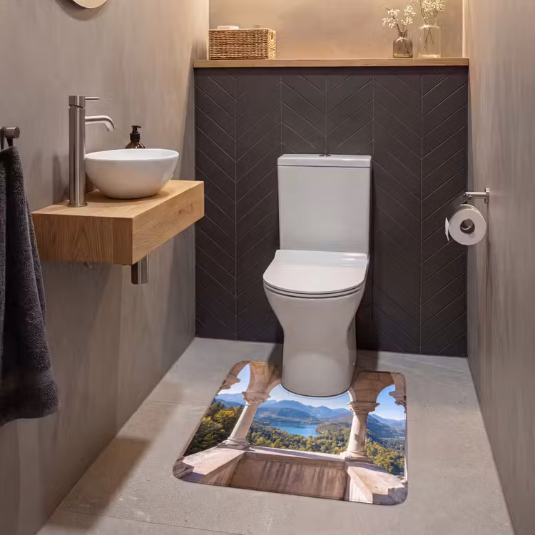 WC Vorleger - Bogen – Aussicht – Landschaft — 2