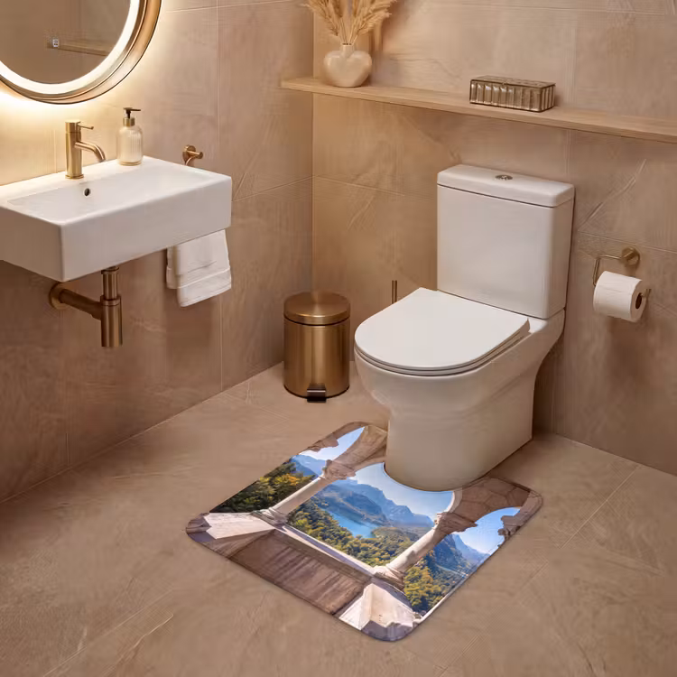 WC Vorleger - Bogen – Aussicht – Landschaft — 4