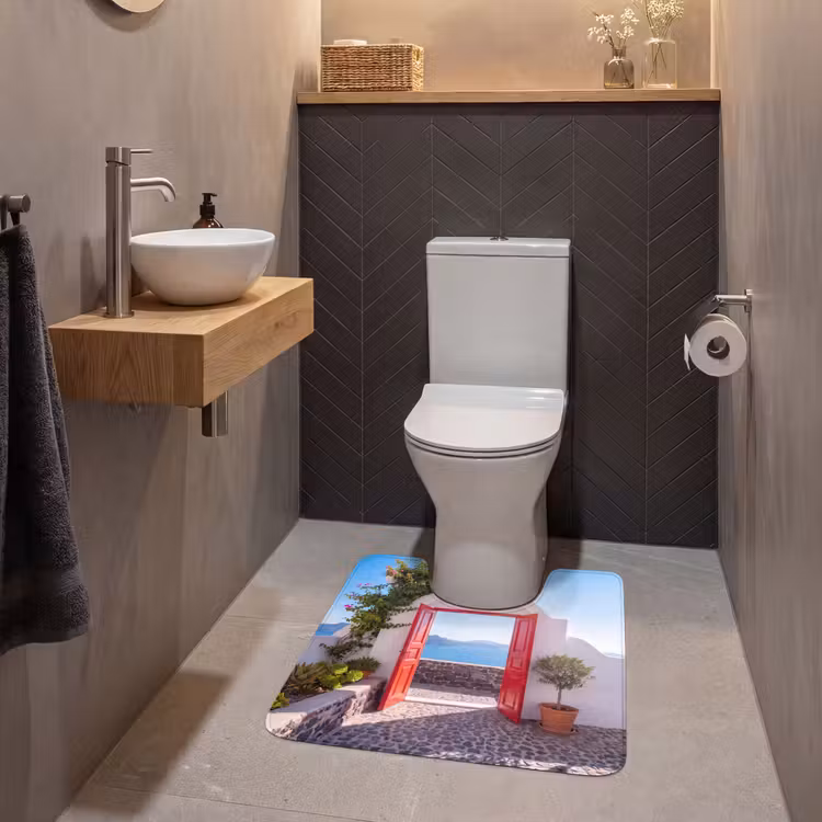 WC Vorleger - Tür – Meer – Natur — 2