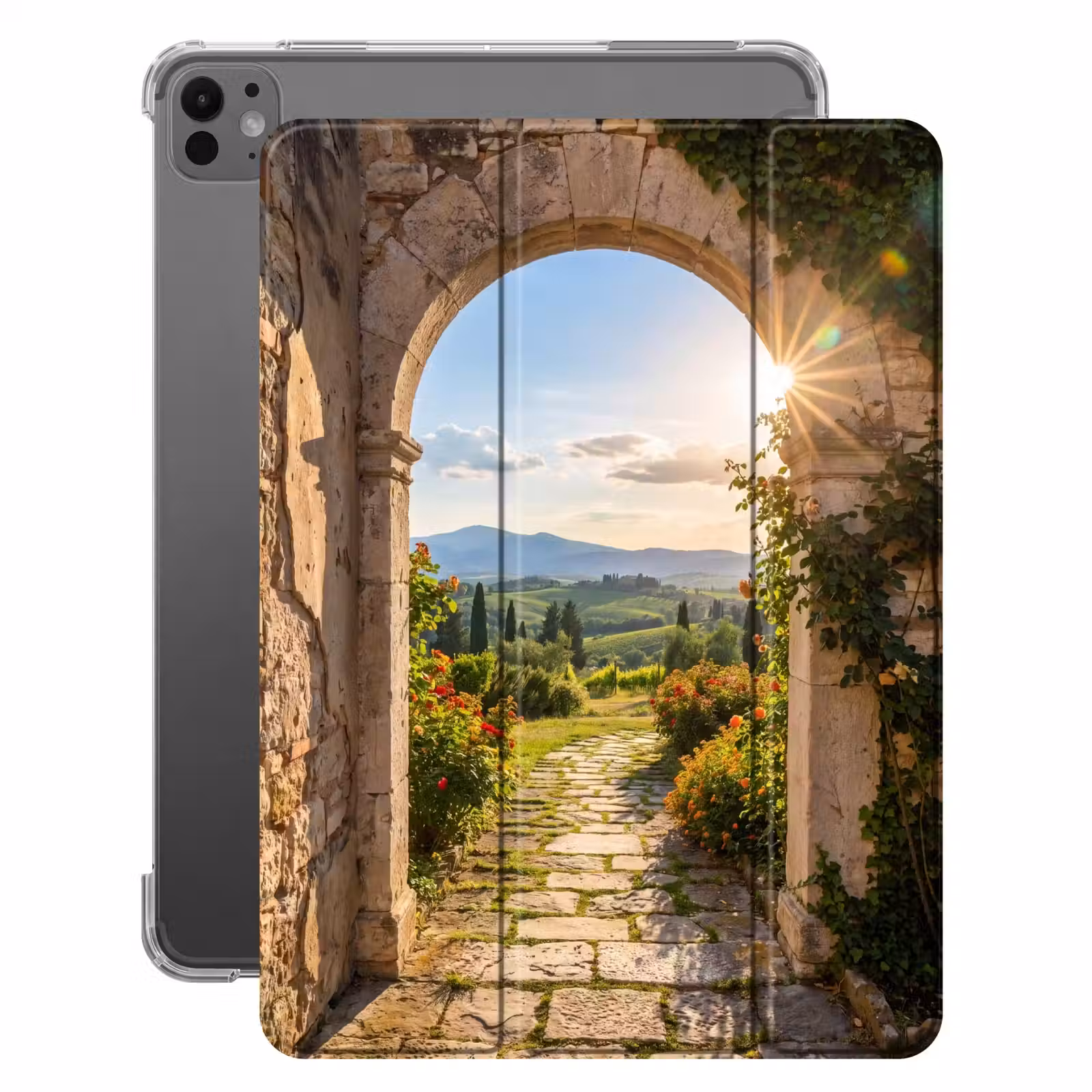 iPad-Hülle - Weg – Garten – Sonnig — 1