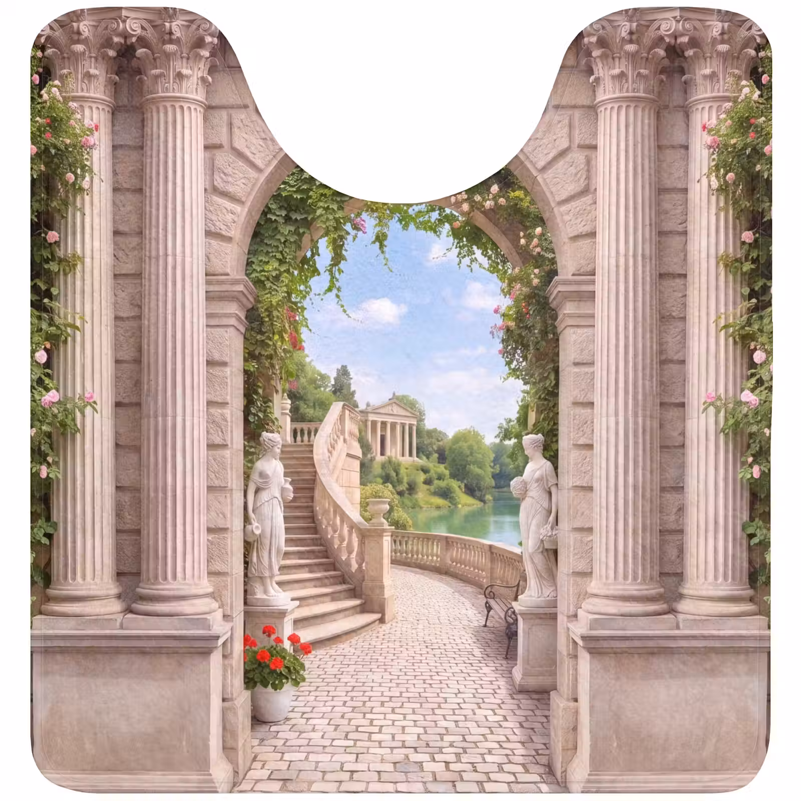 WC Vorleger - Architektur – Garten – Klassisch — 1