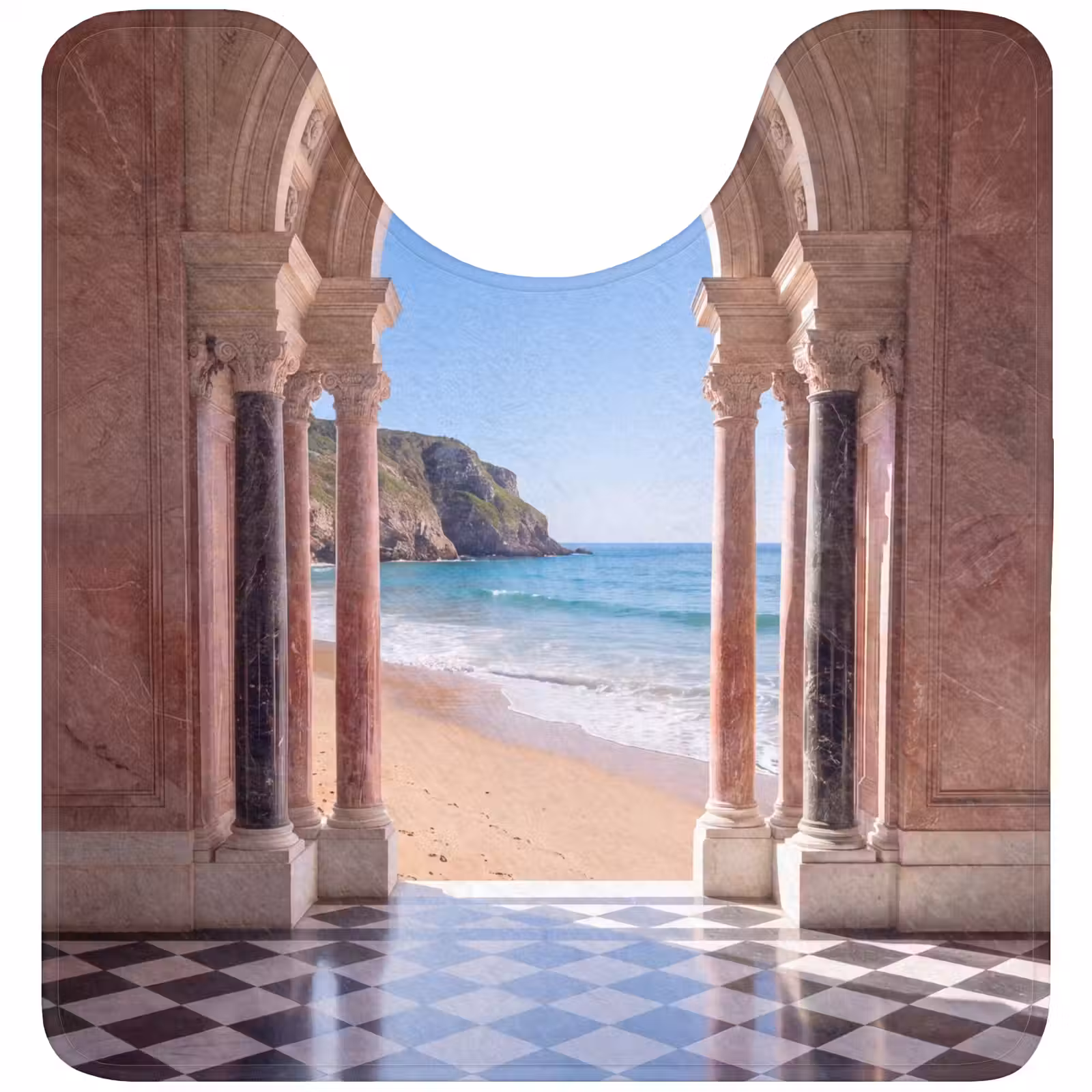 WC Vorleger - Bogen – Strand – Meer — 1