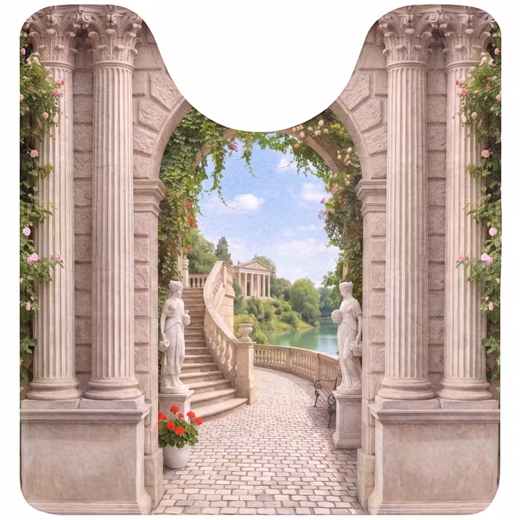 WC Vorleger - Architektur – Garten – Klassisch — 1