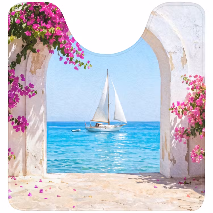 WC Vorleger - Blumen – Meer – Sommer — 1