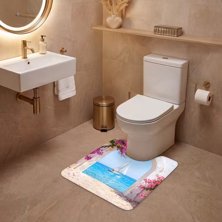 WC Vorleger - Blumen – Meer – Sommer — 4