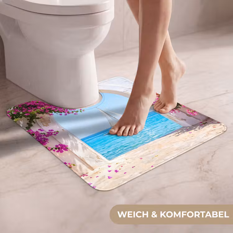 WC Vorleger - Blumen – Meer – Sommer — 5