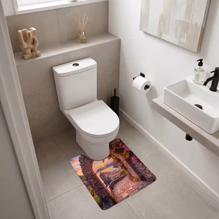 WC Vorleger - Bogen – Küste – Sonnenuntergang — 6
