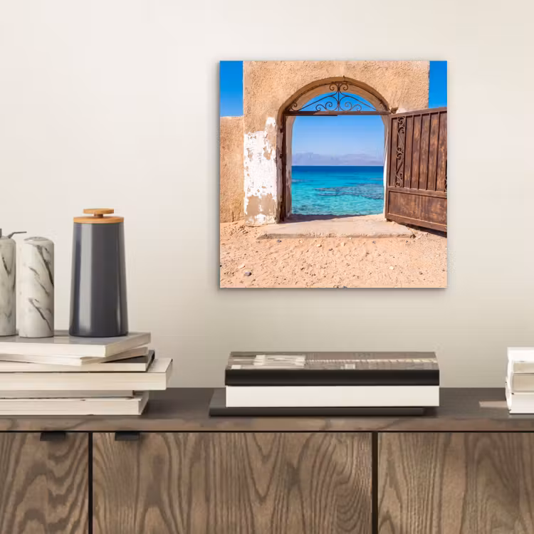 Alu-Dibond-Bild - Tor – Meer – Natur — 2