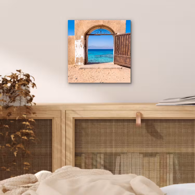 Alu-Dibond-Bild - Tor – Meer – Natur — 4