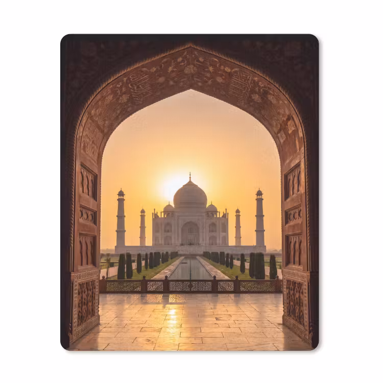 Mauspad - Denkmal – Sonnenuntergang – Gold — 1