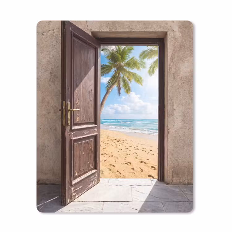 Mauspad - Tür – Meer – Sommer — 1
