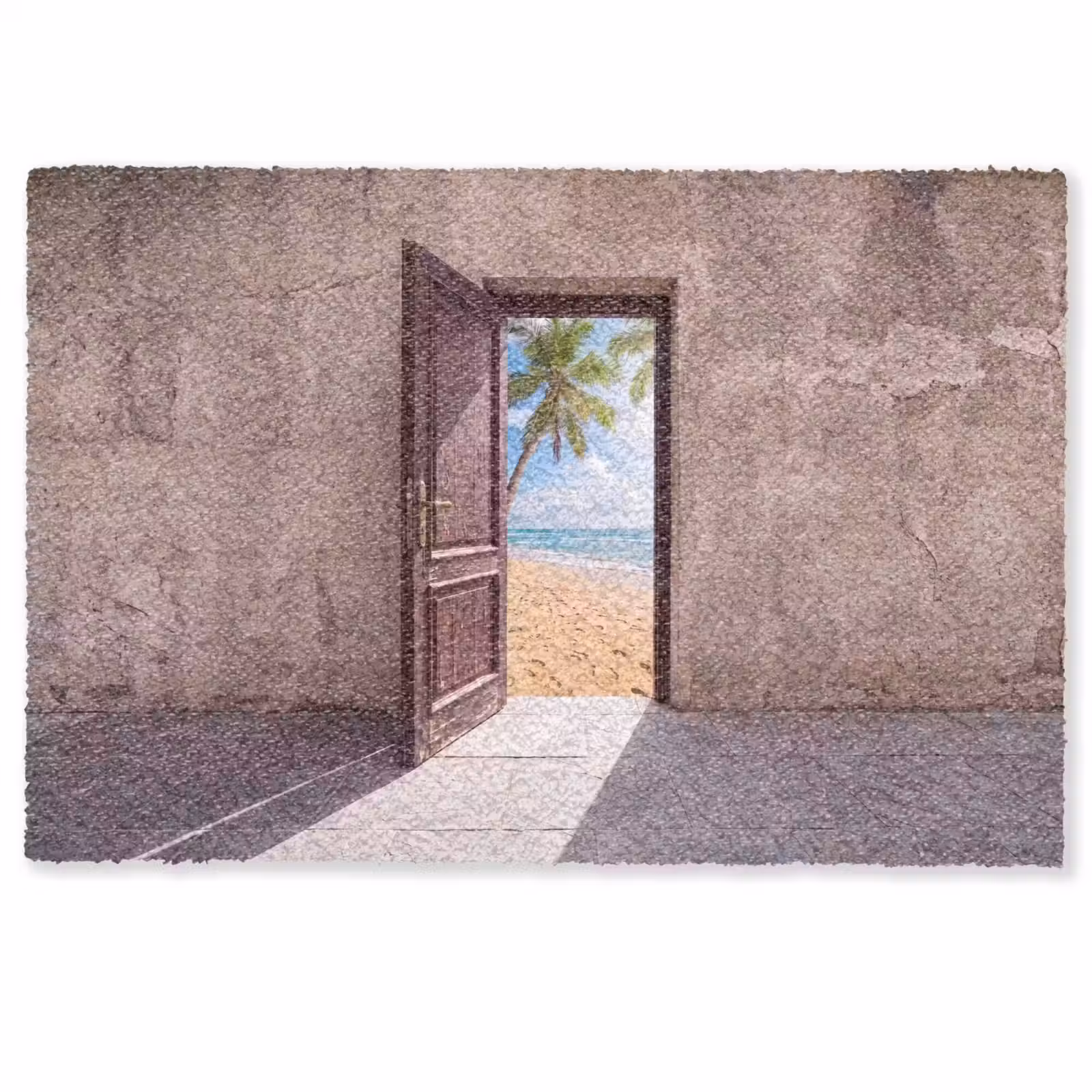 Fußmatte - Tür – Meer – Sommer — 1