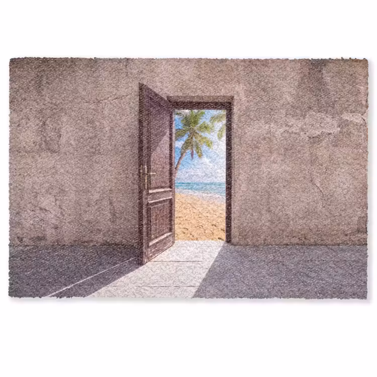 Fußmatte - Tür – Meer – Sommer — 1