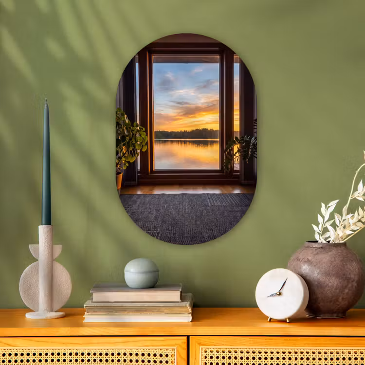 Forexbild Oval - Fenster – See – Natur — 3