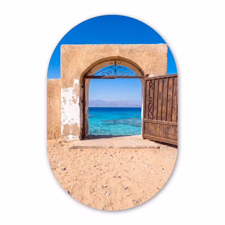 Forexbild Oval - Tor – Meer – Natur — 1