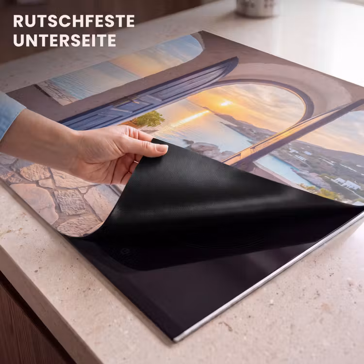 Herdabdeckplatte - Offene Tür – Meer — 9