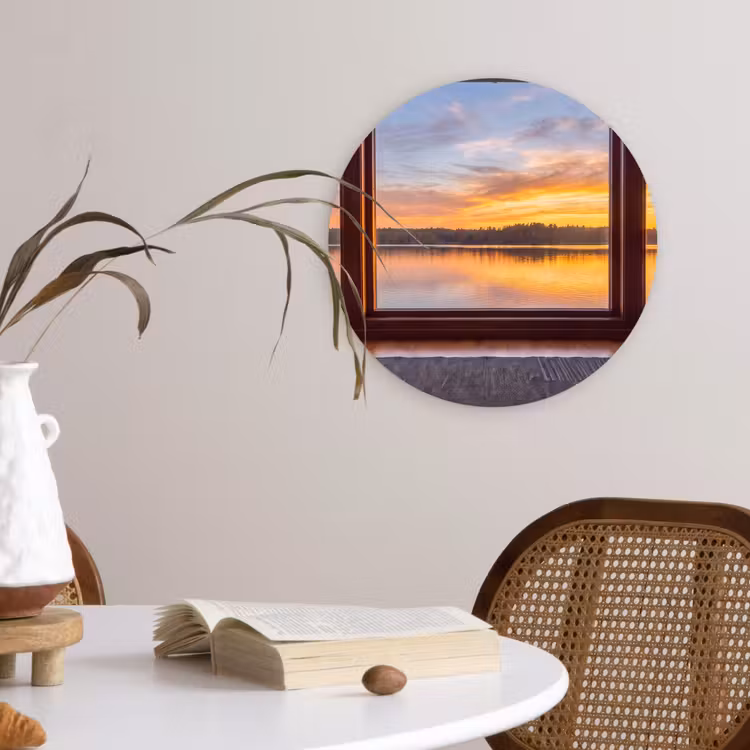 Forexbild Rund - Fenster – See – Natur — 4